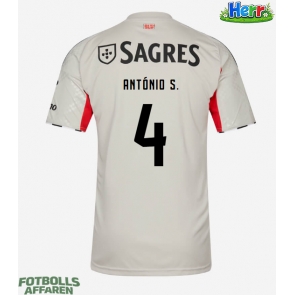 Benfica Antonio Silva #4 Bortatröja 2025-26 Kortärmad